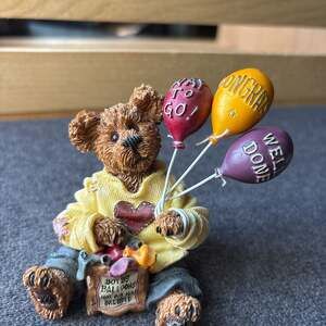 Vintage 1999 Boyds Bears Bearstone Goodfer U. Bear...Way To Go! Figurine #227729
